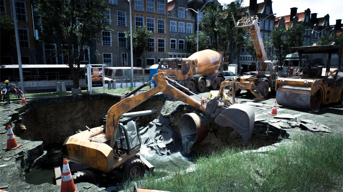 小型の解体ロボから巨大なタワークレーンまで！オランダ舞台の建設機械シム『Heavy Duty Construction』発表