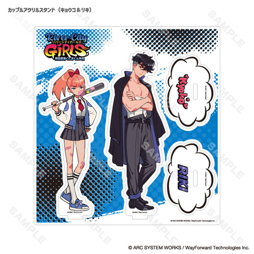 『くにおくん外伝 リバーシティガールズ』オリジナルグッズ登場―プレイアブルキャラが勢揃い