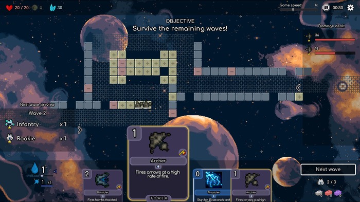 硬派な大混戦ローグライトカードバトルタワーディフェンス！『Tower Tactics: Liberation』【爆速プレイレポ】