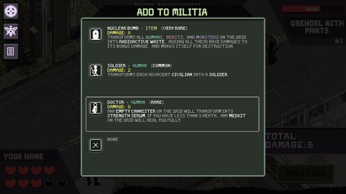 民間人から核爆弾まで、相乗効果で巨大ボスを倒す無料ゲーム『Million Monster Militia』が公開！