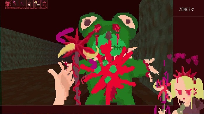 世界は「病み」に包まれた! ハイスピード&ローグライトFPS『HAZAMA_QUEEN』配信開始