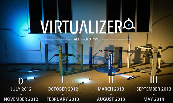 VRランナー「Virtualizer」のKickstarterが開始、ジャンプやしゃがみも認識する全身操作デバイス