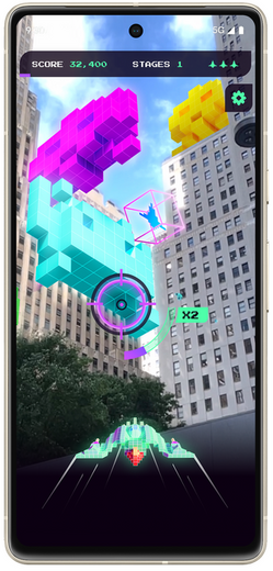 ARで現実を侵略『スペースインベーダー ワールドディフェンス』iPhone / Androidで配信、Streetscape Geometry API採用