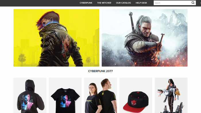 日本へも発送可なオンラインストア「CD PROJEKT RED GEAR」がオープン!『サイバーパンク2077』や『ウィッチャー3』のアパレルなど