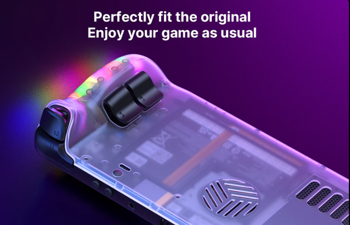 Steam Deckが鮮やかに光る!RGBライト搭載バックプレートリリース