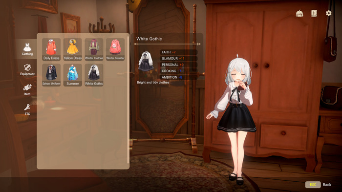 『プリンセスメーカー』風新作「妹」育成SLG『千年の少女』9月27日Steam早期アクセス決定！少女が大人になるまでの8年間を育てよう