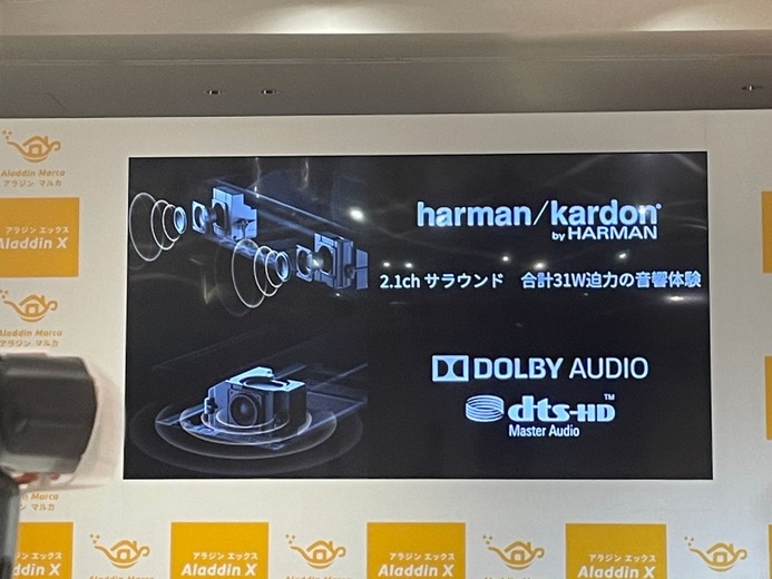 おうちでも夢の100インチ大画面!『スイカゲーム』のAladdin Xが打ち出す超短焦点プロジェクター「Aladdin Marca」新製品発表&体験会レポート