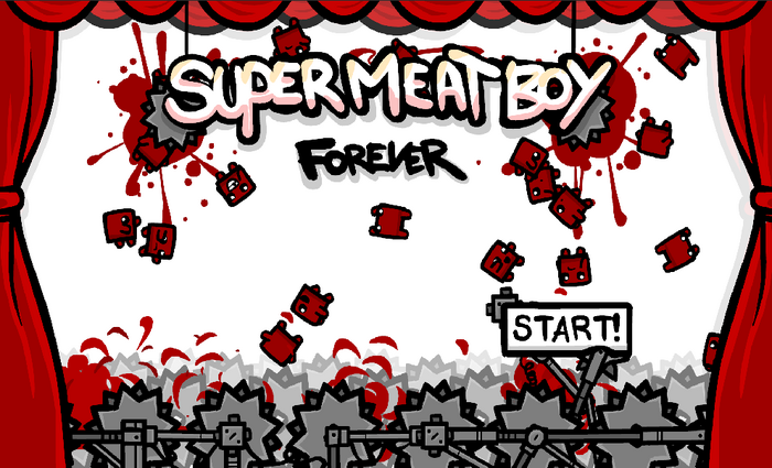 PC/タブレット向け新作『Super Meat Boy Forever』が発表、手強いエンドレスランとして復活！