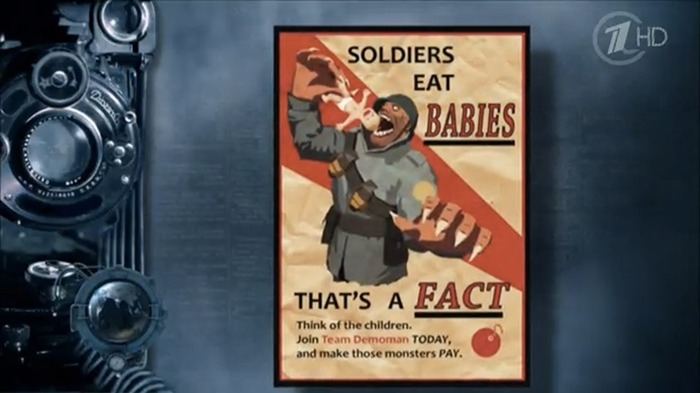 ロシア国営TV局が『Team Fortress 2』ファンアートを米国のプロパガンダとして紹介