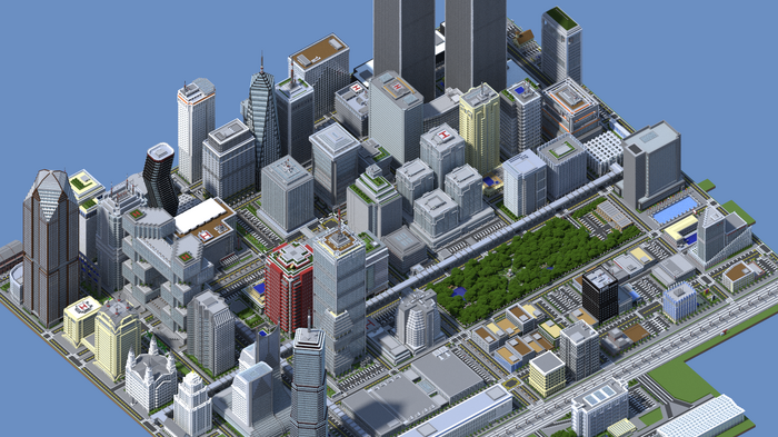 Xbox 360版『Minecraft』2年間で450万ブロックを積み上げた大都市マップ