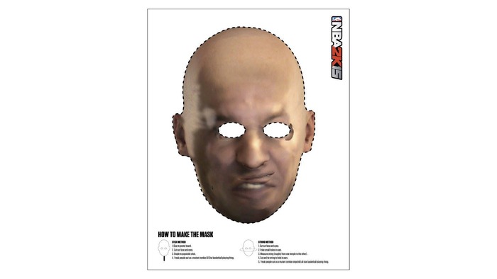 海外『NBA 2K15』公式Facebookが注目機能「Face scan」でハロウィンマスクを作成