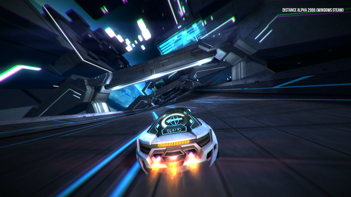 Sci-Fiサバイバルレーサー『Distance』が来月Steam早期アクセスを開始 ― ジャンプや回転、空中浮遊で爆走