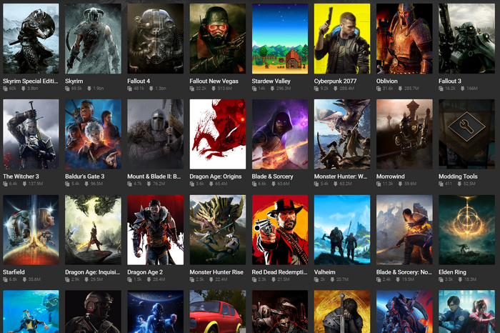 最大手Mod配信サイトの総DL数が100億回を突破！Nexus Modsの膨大な記録支えた人気タイトル『スカイリム』『ウィッチャー3』『Fallout』など