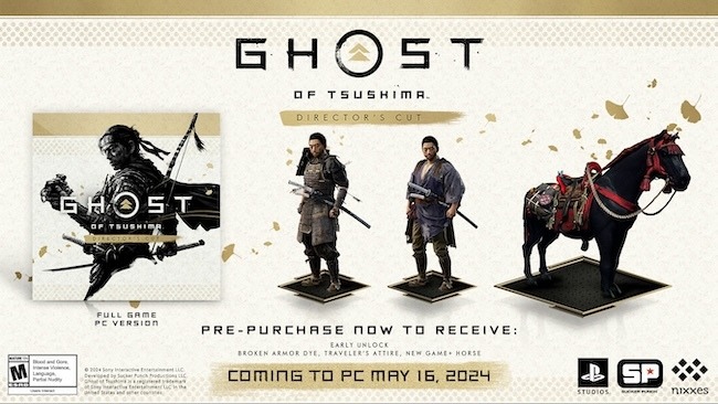 PC版『Ghost of Tsushima Director’s Cut』5月16日発売！特典もある予約受付も開始
