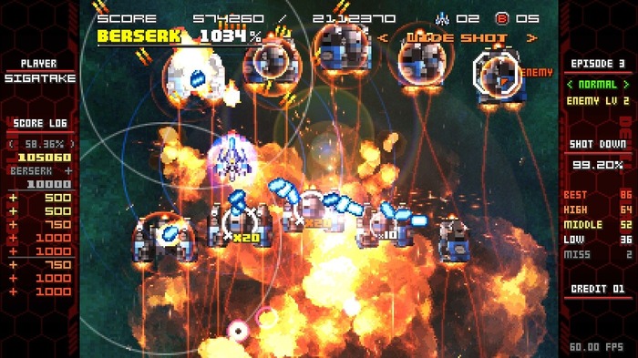 疑似3Dでドット絵の限界へ!危険行為“推奨”STG『デビルブレイド リブート』Steamページ公開―ヴァニラウェア所属クリエイターの個人制作『デザエモン+』作品をフルリメイク