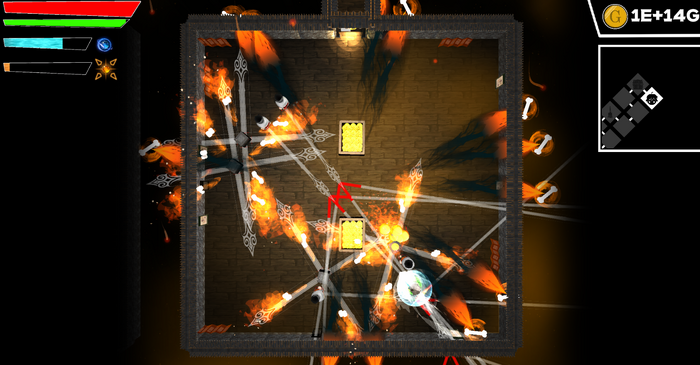 おはじき風攻撃で地獄をバイクが突き進む!ローグライクダンジョン探索ACT『Hell Shooter』Steamにて「非常に好評」スタート