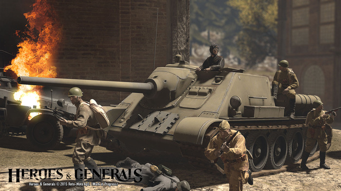 WW2シューター『Heroes ＆ Generals』ソ連軍到来を告げる最新トレイラー、PPD-40やT-34など