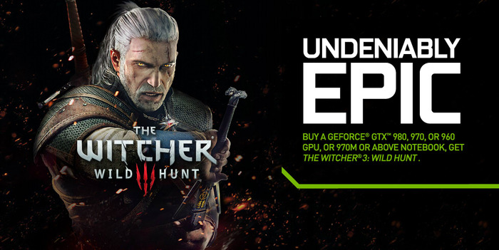 NVIDIA、PC版『The Witcher 3』のグラボ同梱キャンペーンを海外で期間限定実施