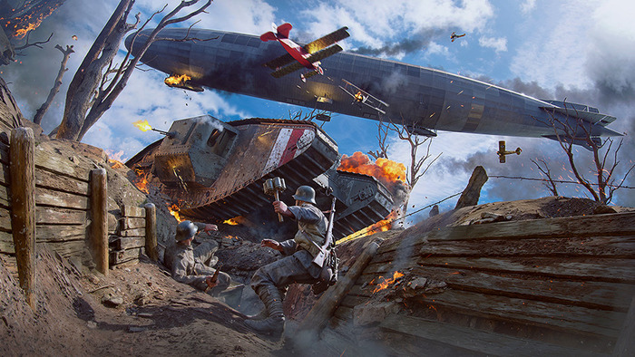 MMOコンバットゲーム『War Thunder』一次大戦テーマのイベント「The Great War」トレイラー公開！AI歩兵を蹴散らしてポイント稼ぎ