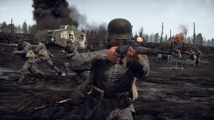 MMOコンバットゲーム『War Thunder』一次大戦テーマのイベント「The Great War」トレイラー公開！AI歩兵を蹴散らしてポイント稼ぎ