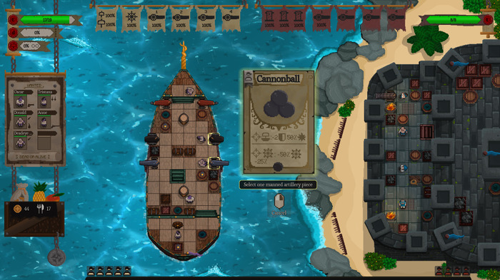 デッキ構築型ローグライク海戦ストラテジー『Red Rogue Sea』プロローグ版無料配信開始―製品版は日本語対応予定