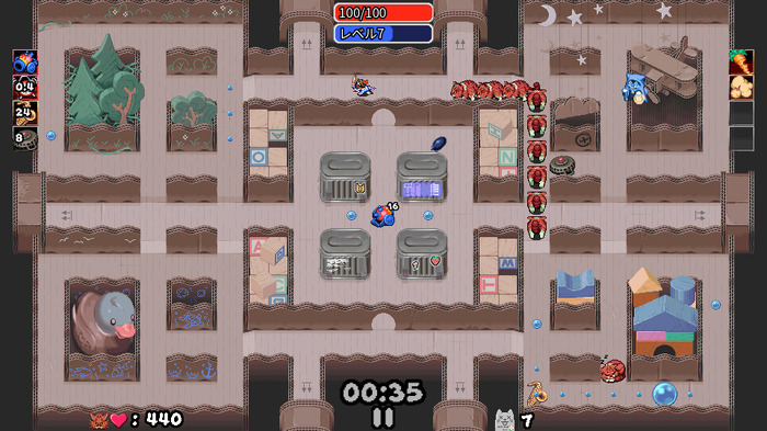 60万本突破『幸運の大家様』開発者の新作!ネコから逃げるネズミのローグライト『Maze Mice』日本語対応で早期アクセス開始―無料体験版配信中