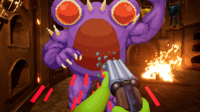 『フロッガー』と『DOOM』風の世界を行き来する奇妙なホラーADV『Frog Legs』リリース！カエルが2Dアクション&レトロFPSに挑む