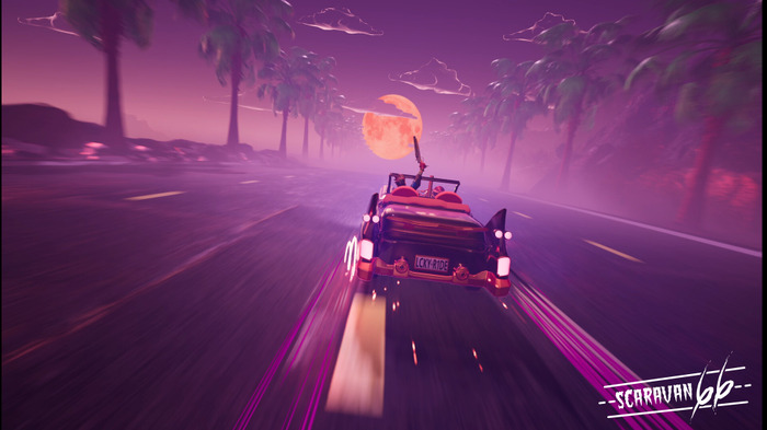 呪われたハイウェイを永遠に彷徨う…脱出ローグライクカーコンバット『Scaravan 66』7月より早期アクセス開始