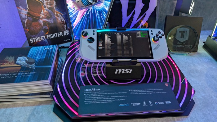 Ryzen Z2 Extremeでポータブルゲーミングが本気出した!MSI「Claw A8」はAAAタイトルも余裕のパフォーマンス【COMPUTEX 2025】