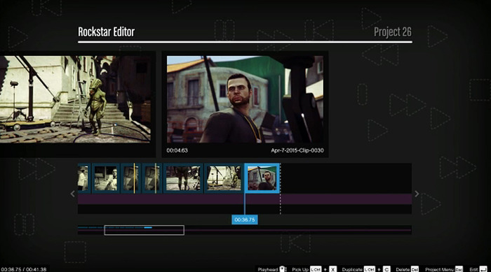 PC版『GTA V』の「Rockstar Editor」紹介映像―自由度の高いツールでカスタムービー制作！
