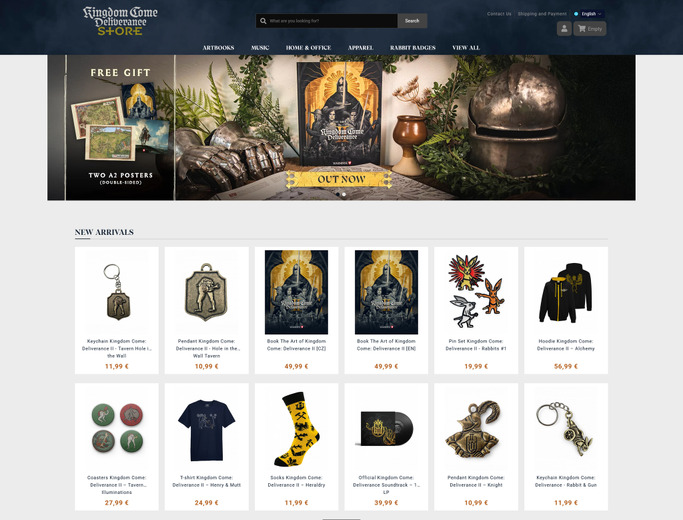 中世RPG『キングダムカム・デリバランス』シリーズの限定グッズを買える公式ストアがオープン!