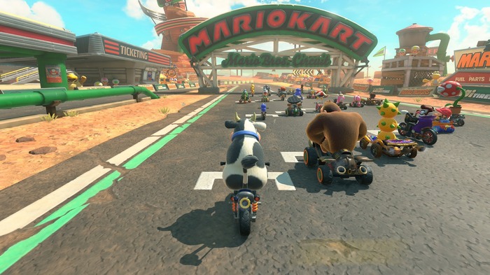 【吉田輝和の絵日記】「コースアウトしたらこの道に繋がっていたのか！」地続きになったコースを自由に探索するフリーランが楽しい『マリオカート ワールド』