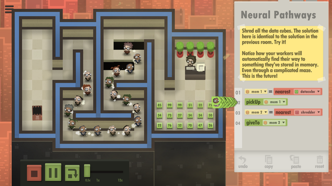 プログラミングパズル 7 Billion Humans 社員たちには優しく そして殺し過ぎないように 注目インディーミニ問答 4枚目の写真 画像 Game Spark 国内 海外ゲーム情報サイト