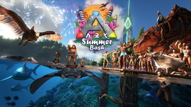 恐竜オープンワールド Ark 夏イベント Summer Bash 19 現地時間7月2日より開催 1枚目の写真 画像 Game Spark 国内 海外ゲーム情報サイト