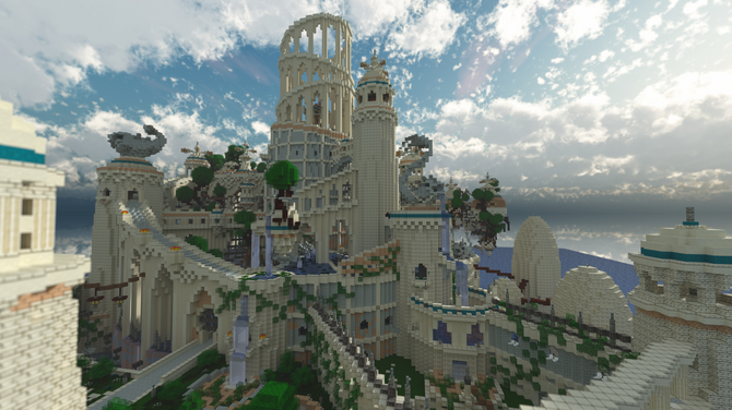 Bioshock Infinite の舞台を Minecraft で再現 空中都市の思い出が蘇るスクリーンショットが公開 5枚目の写真 画像 Game Spark 国内 海外ゲーム情報サイト