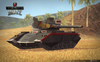 『WoT Blitz』にメカデザイナー大河原邦男デザインのオリジナル戦車が12月22日より期間限定で販売！ 画像