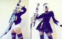 『ニーア オートマタ』2Bの体型を完全再現した海外コスプレイヤーが現る… 画像