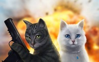 新作“猫シム”『Max and Maya: Cat simulator』発表―ゾンビ溢れた地上で猫軍団を組織！ 画像