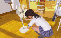 『VRカノジョ ベンチマーク』Steamで無料配信中、「扇風機」そのものになれるおまけモードも…！ 画像