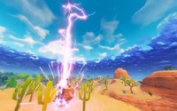 『フォートナイト』マップ上空に紫の稲光がほとばしる！今度は何が起こるのか 画像