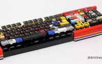 オモチャじゃない！ 機能するレゴブロックキーボード 画像