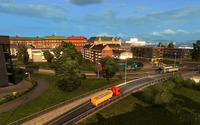 『Euro Truck Simulator 2』のDLC「Scandinavia」最新ショットお披露目―大都市オスロの風景 画像