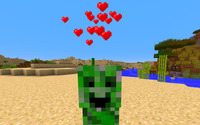 エイプリルフールアップデートで『Minecraft』そのものが大幅に変更、クリーパーに笑顔を 画像