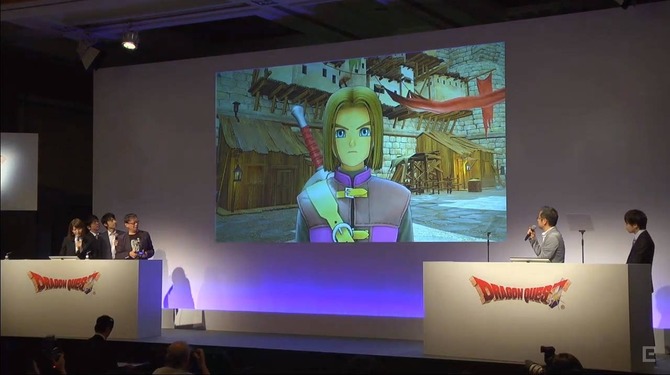 ドラゴンクエストxi 実機デモプレイが披露 3ds版はレトロ風 3dに両対応 Game Spark 国内 海外ゲーム情報サイト