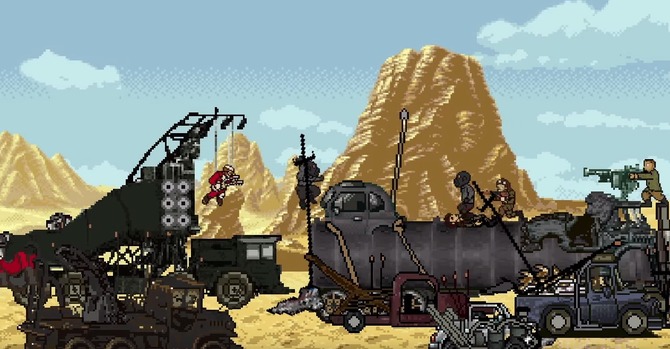 映画 マッドマックス 怒りのデスロード がレトロゲームに 8bit風再現ムービー Game Spark 国内 海外ゲーム情報サイト
