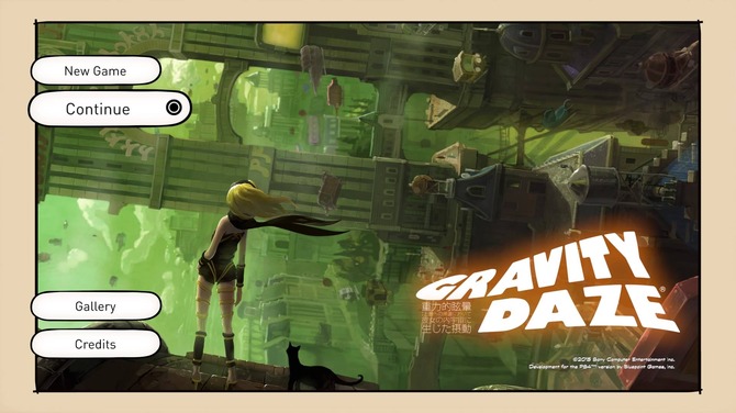 Ps4版 Gravity Daze プレイレポ 空に 落下 できるスリル感を大画面で味わえる Game Spark 国内 海外ゲーム情報サイト