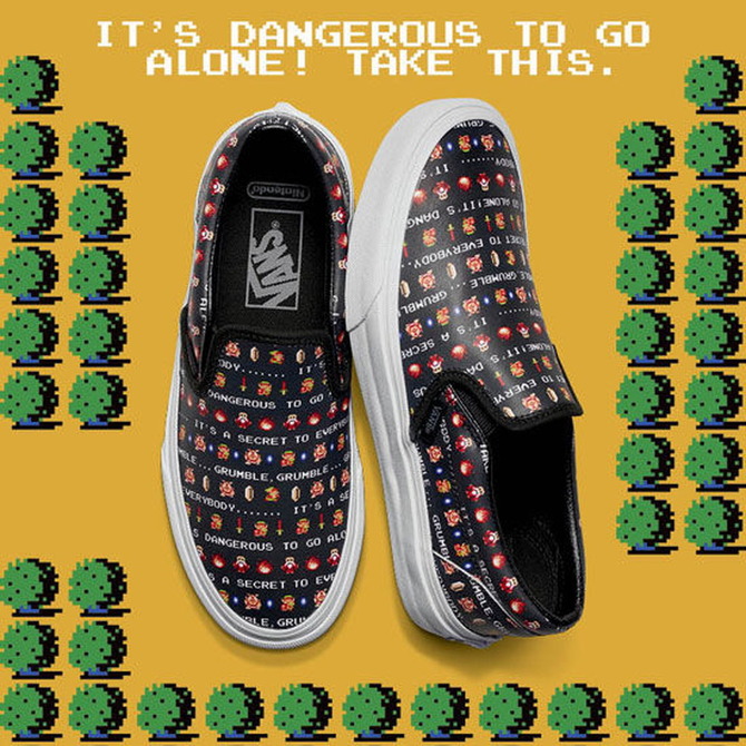 バンズ　Vans x Nintendo ファミコンネス　コラボ