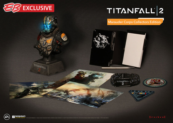 Titanfall 2』1/1ヘルメット付きの豪華限定版が海外で発売―胸像付き版