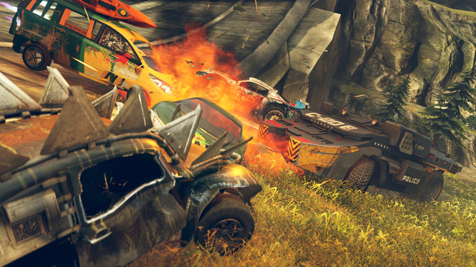 残虐レースゲー Carmageddon Max Damage のpc版が配信開始 あの米大統領候補も登場 Game Spark 国内 海外ゲーム情報サイト