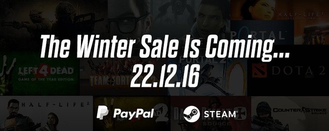 Steamウィンターセールの開始日が確定 Paypal英国公式twitterが告知 Game Spark 国内 海外ゲーム情報サイト